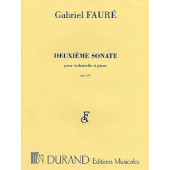 Faure G. Sonate N°2  OP 117 Violoncelle Piano
