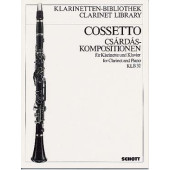 Cossetto E. Csardas Compositions Clarinette Piano