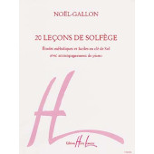 NOEL-GALLON 20 Lecons de Solfege