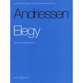 Andriessen L. Elegy Violoncelle OU Contrebasse