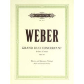 Weber C.m. Grand Duo Concertant OP 48 Clarinette