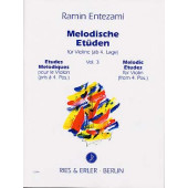 Entezami R. Melodischen Etuden Vol 3 Violon