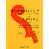Breval J.b. Concertino N°5 Violoncelle