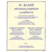 Klose H. Methode Complete de Clarinette Vol 1