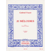Faure G. 20 Melodies Vol 2 Voix Mezzo