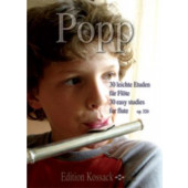 Popp W. 30 Leitche Etuden Flute