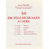 Philiba N. 60 Dictees Musicales A 1 Voix Vol 5