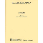 Boellmann L. Sonate OP 40 Violoncelle