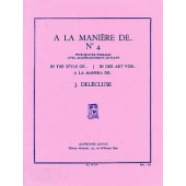Delecluse J. A la Maniere de N°4 Percussion