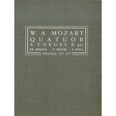 Mozart W.a. Quatuor A Cordes K 421 Partition de Poche