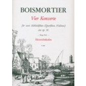 Boismortier J.b. (de) Vier Konzerte OP 38 2 Alto Recorders