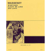 Massenet J. Werther Clair de Lune Piano