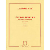 Brouwer L. Etudes Simples 3ME Serie Guitare