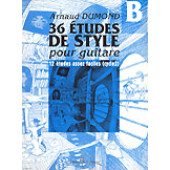 Dumond A. 36 Etudes de Style Vol B Guitare