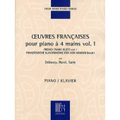 Oeuvres Francaises Vol 1 Piano 4 Mains