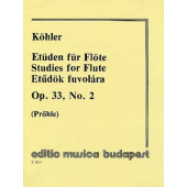 Kohler E. Etudes OP 33 Vol 2 Flute