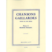Poulenc F. Les Chansons Gaillardes Voix
