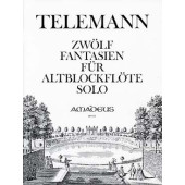 Telemann G.p. Fantaisies Flute A Bec Alto Solo