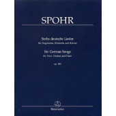 Spohr L. Deutsche Lieder OP 103 Chant Clarinette Piano