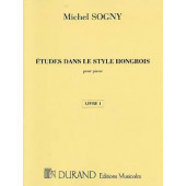 Sogny M. Etudes Dans le Style Hongrois Vol 1 Piano