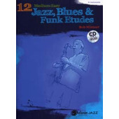Mintzer B. 12 Medium Easy Jazz Blues & Funk Etudes Inst. EB