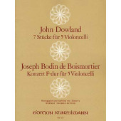 Bodin de Boismortier J. Stucke Konzert Violoncelles