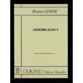 Giner B. Assemblages 3 Clarinette