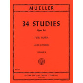 Muller B.e. 34 Etudes Vol 2 OP 64 Cor