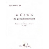Charlier T. 32 Etudes de Perfectionnement Trombone OU Tuba