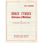 Delgiudice M. Douze Etudes Rythmiques et Melodiques Trombone Basse, Tuba