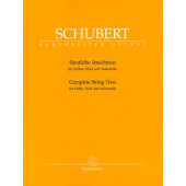 Schubert F. Trios Cordes D 471 - D 581