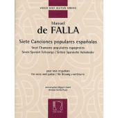 de Falla M. 7 Chansons Populaires Espagnoles Chant