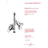 Telemann G.p. Partita N°2 en Sol Majeur Flute A Bec Soprano