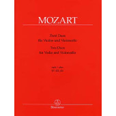 Mozart W.a. Duo KV 423/424 Violon et Violoncelle