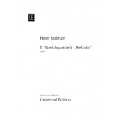 Kolman P. String Quartet N°2 Refrain