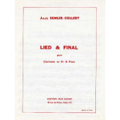 SEMLER-COLLERY J. Lied & Final Clarinette