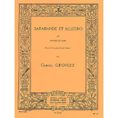 Grovlez G. Sarabande et Allegro Hautbois