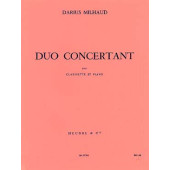 Milhaud D. Duo Concernant Clarinette