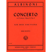 Albinoni T. Concerto OP 9 N°2 Hautbois