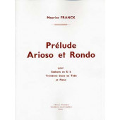 Franck M. Prelude Arioso et Rondo Tuba OU Saxhorn OU Trombone Basse