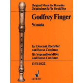 Finger G. Sonate Flute Soprano