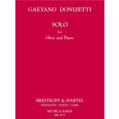 Donizetti G. Solo en FA Mineur Hautbois