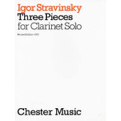 Stravinsky I. 3 Pieces Clarinette
