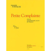 Portejoie P. Petite Complainte Saxo Alto