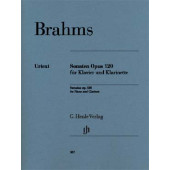 Brahms J. Sonates Opus 120 Clarinette