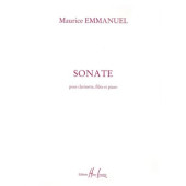 Emmanuel M. Sonate Flute, Clarinette, Piano