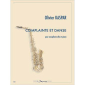 Kasar O. Complainte et Danse Saxo Alto Piano