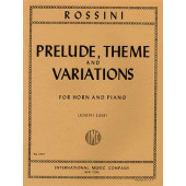 Rossini G.  Prelude, Theme et Variations Cor