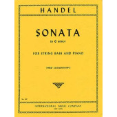 Haendel G.f. Sonate Sol Mineur Contrebasse