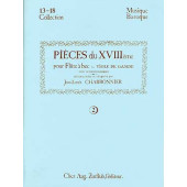 Charbonnier J.l. Pieces 18ME Siecle Vol 2 Flute A Bec Soprano